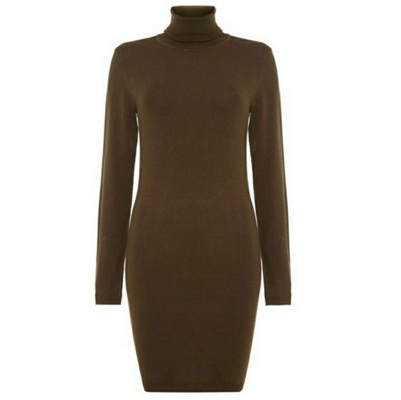 michael kors turtleneck sweater dress